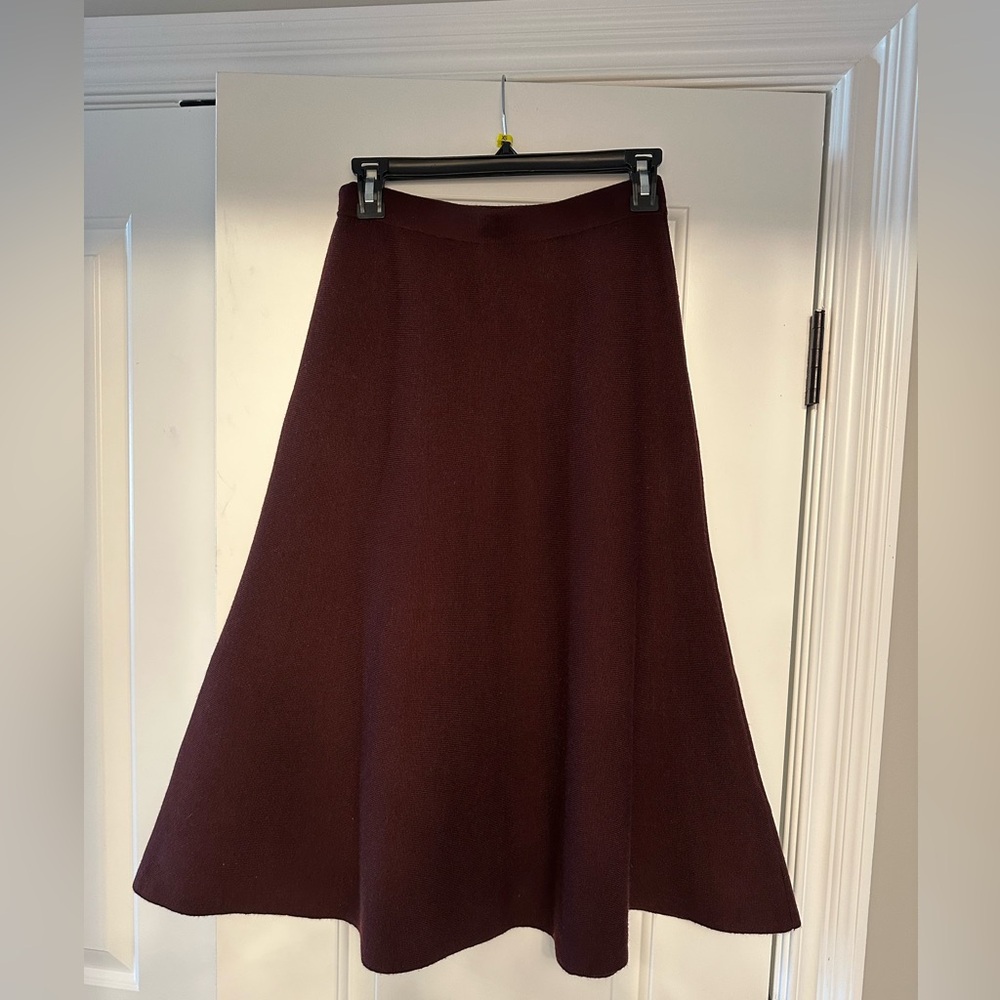 Reiss Wool A-line Skirt